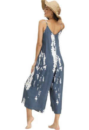 Women's V Neck Floral Maxi Dress Boho Printed