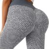 High Waist Yoga Pants Tummy Control Workout Ruched Butt Lifting