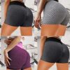 Fitness Yoga Pants, High Waist Jacquard Honeycomb