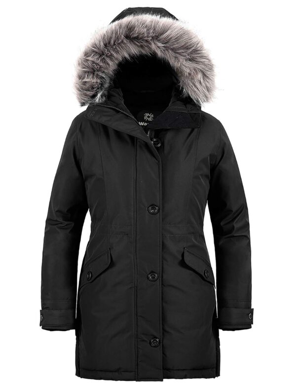 Puffy Military Winter Mountain Travel Parka Coat