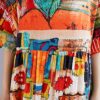 Striped Half Sleeve Pocket Loose Casual Dress