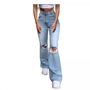 Women Stretch Skinny Ripped High Waisted Jeans