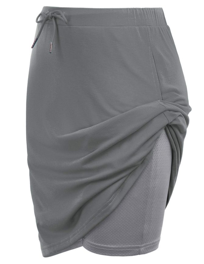 Golf Skirt with Underneath Shorts Running Skorts