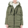 Orolay Women's Thickened Down Jacket Green S