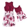Mommy and Me Dresses Casual Floral Family Outfits