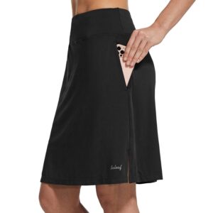 Women's Knee Length Skirts Athletic Tennis Golf Casual Shorts