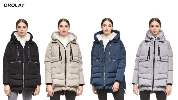 81NyvhdEwCL.SL1500 Orolay Girls' Thickened Down Jacket - Stylish, Warm & Comfortable Winter Coat with Fleece Lined Hood